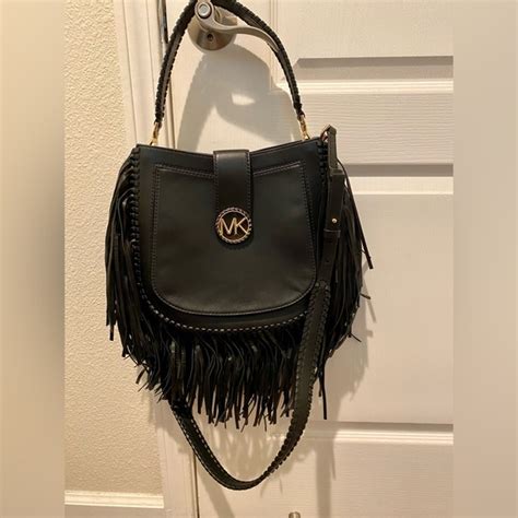 michael kors lillie medium hobo messenger fringe|Michael Kors Lillie fringe hobo messenger Review.